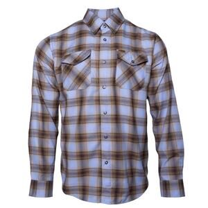 Dixxon Big Men's 22 Jumps Twin Falls Flannel Blue Brown Khaki Plaid Size 4X New